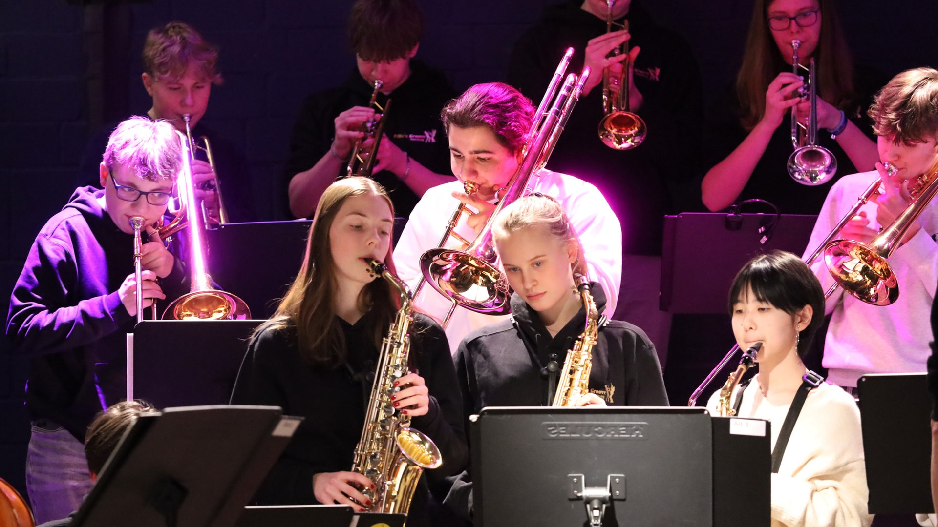Die Schul-Big-Band Willie's Groove vom Wilhelm-Gymnasium in Harvestehude. © NDR, Stefan Alberti 