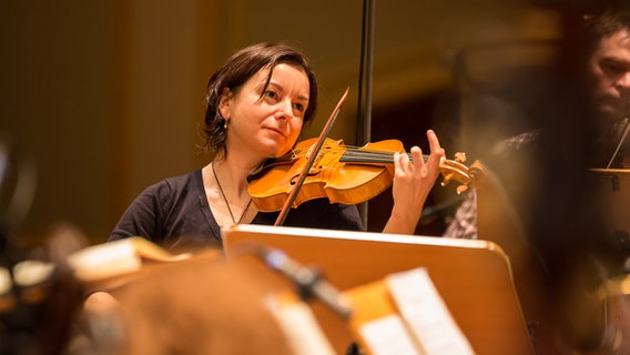 Musiker des Collegium 1704 in der Anspielprobe © NDR Foto: Axel Herzig