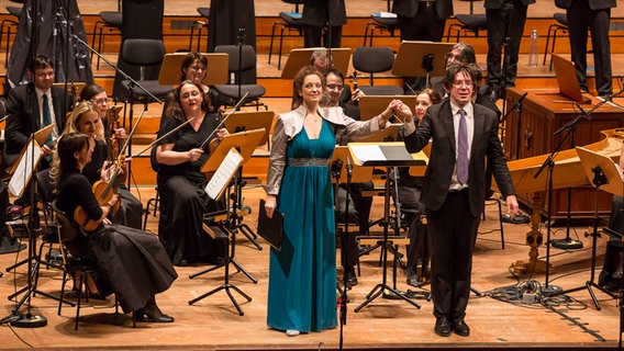 Applaus für Ann Hallenberg und Vaclav Luks © NDR Foto: Axel Herzig