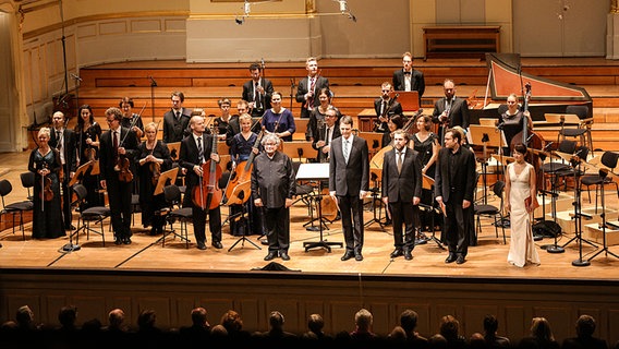 Applaus für René Jacobs, Sängersolisten und das Helsinki Baroque Orchestra  Foto: Marcus Krüger
