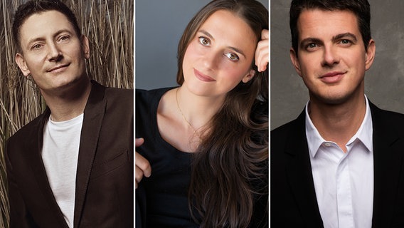 Maurice Steger, Nuria Rial, Philippe Jaroussky (Fotomontage) Maurice Steger, Nuria Rial, Philippe Jaroussky (Fotomontage) © Molinavisuals / Merce Rial / Marc Ribes