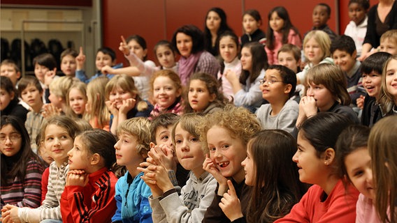 Schulkinder bei den Education-Konzerten der NDR Ensembles © NDR Foto: Marcus Krueger