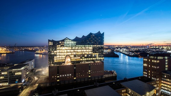 Die Elbphilharmonie (Südwestansicht) © Elbphilharmonie Konzerte Foto: Thies Raetzke