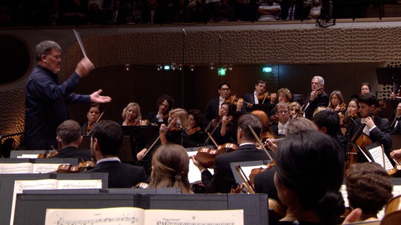 Screenshot: Das NDR Elbphilharmonie Orchester spielt unter der Leitung von Alan Gilbert in der Elbphilharmonie. © NDR, Screenshot Foto: Screenshot