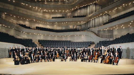Das NDR Elbphilharmonie Orchester im Konzertsaal der Elbphilharmonie. © NDR EO Foto: Nikolaj Lund