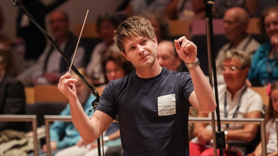 Eindrücke vom Backstage-Tag zum 70-jährigen Jubiläum des NDR Sinfonieorchesters © NDR Foto: Axel Herzig