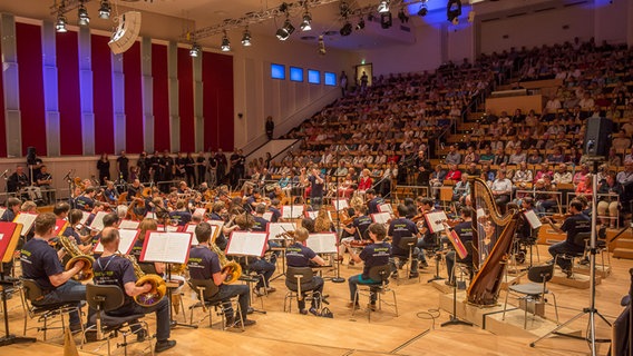 Eindrücke vom Backstage-Tag zum 70-jährigen Jubiläum des NDR Sinfonieorchesters © NDR Foto: Axel Herzig