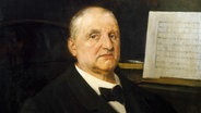Anton Bruckner. Gemälde von Ferry Beraton (1889) © picture-alliance / akg-images 