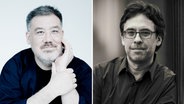 Eine Collage mit Dirigent Alan Gilbert und Autor Jeremy Eichler © NDR, Tom Kates/ Marco Borggreve Foto: Tom Kates/ Marco Borggreve