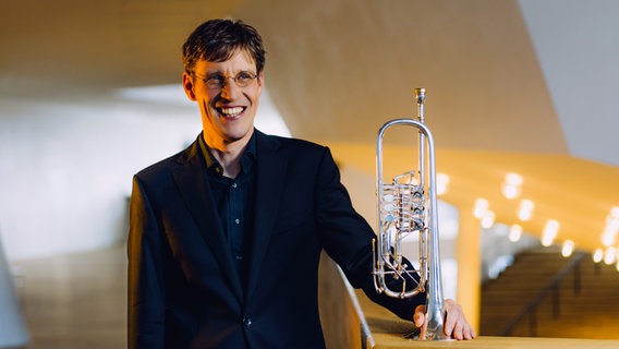 Constantin Ribbentrop, Trompeter des NDR Elbphilharmonie Orchesters © NDR, Jewgeni Roppel Foto: Jewgeni Roppel