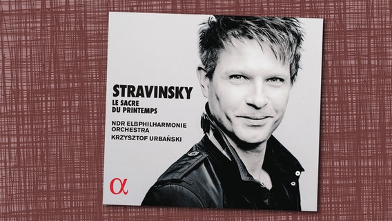 CD-Cover: Krzysztof Urbański dirigiert Strawinskys "Le Sacre du Printemps" © Alpha 