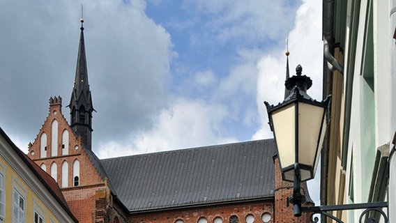 Die gotische Georgenkirche in Wismar ist Teil des UNESCO-Weltkulturerbes. © Hansestadt Wismar 