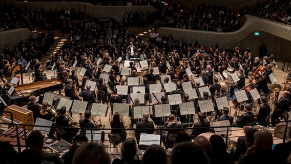 Konzertszene: Das NDR Elbphilharmonie Orchester im Großen Saal der Elbphilharmonie. © Benjamn Hüllenkremer Foto: Benjamin Hüllenkremer