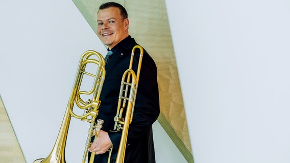 Peter Dreßel, Posaunist des NDR Elbphilharmonie Orchesters © NDR, Jewgeni Roppel Foto: Jewgeni Roppel