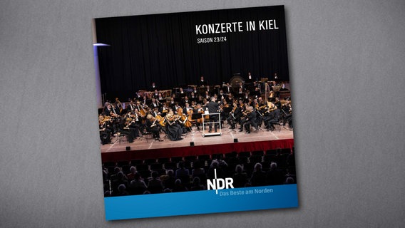 Jahresprogrammheft Konzerte in Kiel 2023/2024: Titelblatt © NDR 