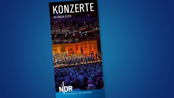 Jahresprogrammheft Lübeck 2022/2023 des NDR Elbphilharmonie Orchesters: Titelblatt © NDR 