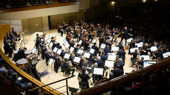 Das NDR Elbphilharmonie Orchester spielt im Rahmen der Gastspielreise durch Spanien und Deutschland ein Konzert im Auditorio Nacional de Música in Madrid. © Rafa Martín / Ibermúsica Foto: Rafa Martín