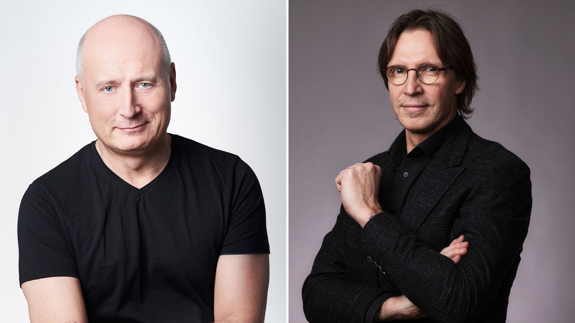 Bildmontage: die Dirigenten Järvi Paavo und Kaspars Putniņš (v.l.) im Porträt © NDR Foto: Kaupo Kikkas (Järvi) | Mattias Ahlm (Putniņš)