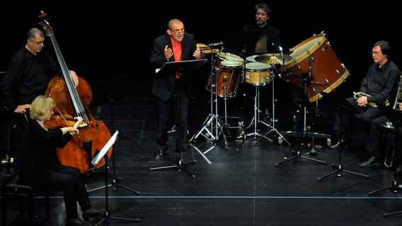 Das Arte Ensemble mit Dominique Horwitz © Petra Härtl / Auberger Zeitung Foto: Petra Härtl