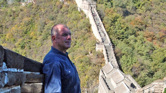 Albert Sommer auf der chinesischen Mauer © Albert Sommer 