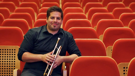 Alexander Mayr, Trompeter in der NDR Radiophilharmonie © NDR Foto: Amrei Flechsig