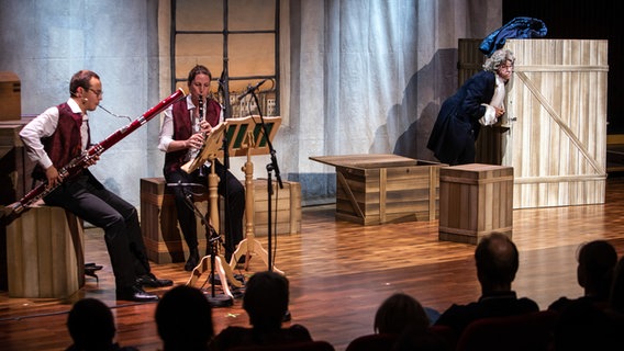 Kinderkonzert "Beethoven zieht wieder um!" im Kleinen Sendesaal des NDR © NDR / Helge Krückeberg Foto: Helge Krückeberg