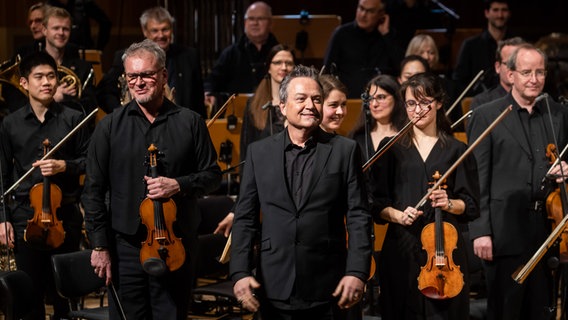 "Das Wunder von Bern" im Freistil-Konzert der NDR Radiophilharmonie live to Projection © NDR Foto: Helge Krückeberg