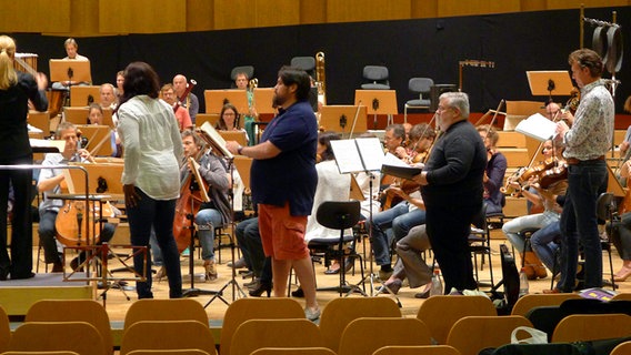 Proben zu "La Boheme" im Großen Sendesaal © NDR Radiophilharmonie Foto: Jorge Suárez