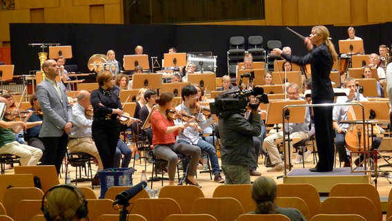 Proben zu "La Boheme" im Großen Sendesaal © NDR Radiophilharmonie Foto: Jorge Suárez