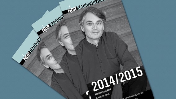 Programmheft-Cover zum Konzert am 16. und 17. Oktober 2014 mit Benjamin Grosvenor und Jun Märkl. © NDR 