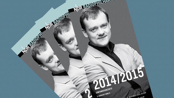 Programmheft-Cover zum Konzert am 13. und 14. November 2014 mit Frank Peter Zimmermann und Andrew Manze. © NDR 