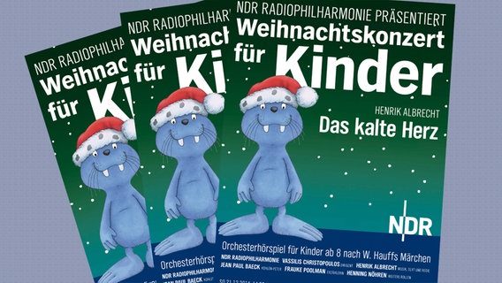 Programmheft zum Weihnachtskonzert für Kinder am 21. Dezember 2014 © NDR 