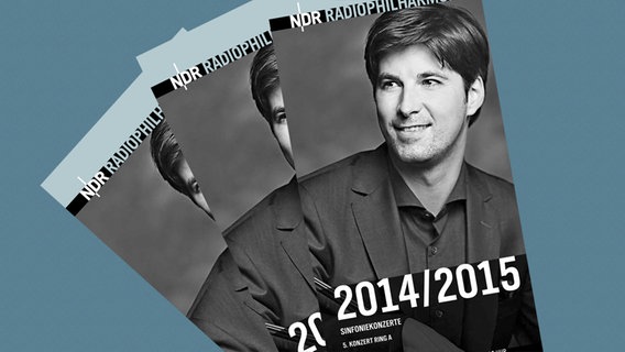 Programmheft-Cover zum Konzert am 22. und 23. Januar 2015 mit Daniel Müller-Schott und Andrew Manze. © NDR 
