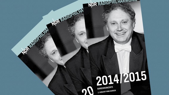 Programmheft-Cover zum Konzert am 20. März 2015 mit Richard Egarr und der NDR Radiophilharmonie. © NDR 