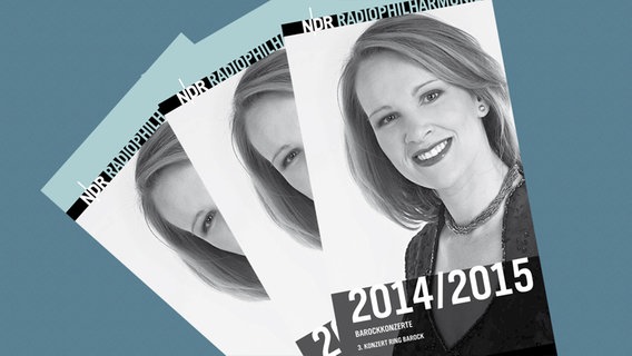 Programmheft-Cover zum Konzert am 24. April 2015 mit Joanne Lunn und Musica Alta Ripa. © NDR 