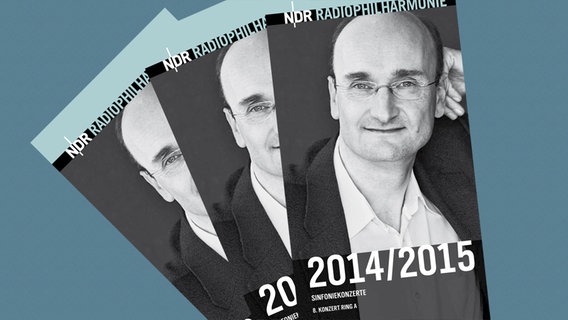 Programmheft-Cover zum Konzert am 7. und 8. Mai 2015 mit Nicholas Angelich und Andrew Manze. © NDR 