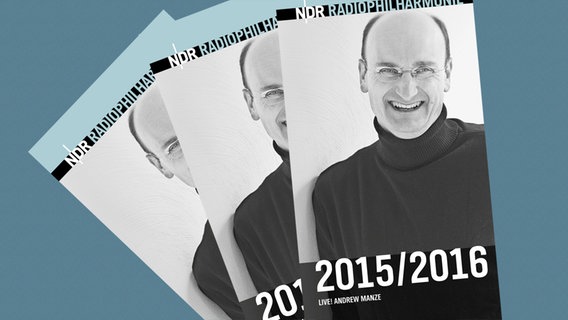 Programmheft-Cover zum Konzert am 12. September 2015 mit Andrew Manze. © NDR 