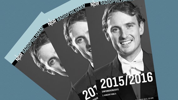 Programmheft-Cover zum Konzert am 10. und 11. Dezember 2015 mit Alexander Shelley und Matthias Schorn. © NDR 