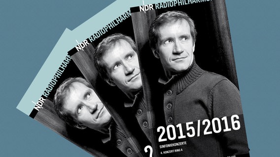 Programmheft-Cover zum Konzert am 21. und 22. Januar 2016 mit Andrew Manze und Nikolai Lugansky. © NDR 