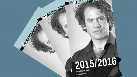Programmheft-Cover zum Konzert am 10. und 11. März 2016 mit Eivind Gullberg Jensen und Hilary Hahn. © NDR 