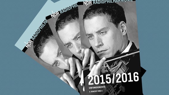 Programmheft-Cover zum Konzert am 3. März 2016 mit Andrew Manze und Kristóf Baráti. © NDR 