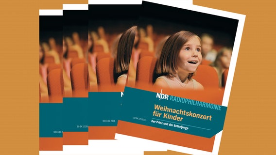 Programmheft-Cover zum Weihnachtskonzert am 1. und 2. Dezember 2016 mit Adrien Perruchon. © NDR 