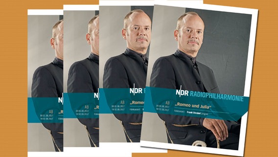 Programmheft-Cover zum Konzert am 1. und 2. Juni 2017 mit Frank Strobel. © NDR 