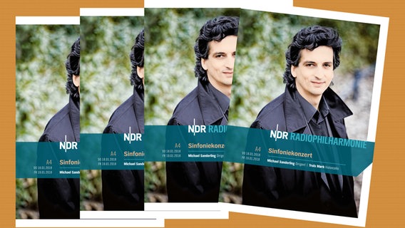 Programmheft-Cover zum Konzert am 18. und 19. Januar 2018 mit Michael Sanderling und Truls Mørk. © NDR 