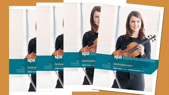 Programmheft-Cover zum Konzert am 14. und 15. Juni 2018 mit Andrew Manze und Friederike Starkloff. © NDR 