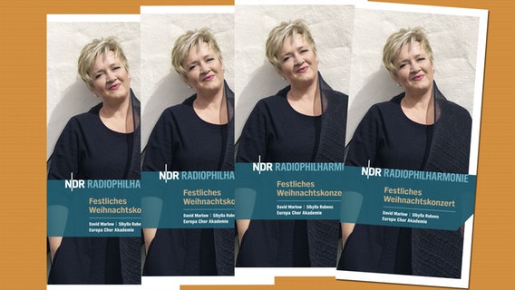 Programmheft-Cover zum Konzert am 6. und 7. Dezember 2018 mit David Marlow, Sibylla Rubens und der EuropaChorAkademie. © NDR 