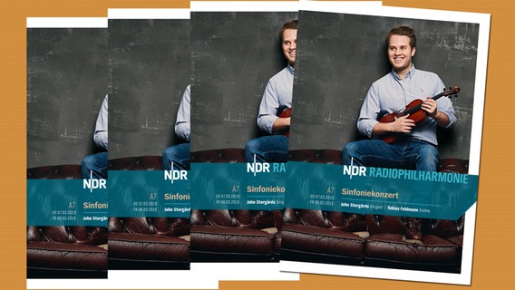 Programmheft-Cover zum Konzert am 7. und 8. Februar 2019 mit John Storgårds und Tobias Feldmann. © NDR 