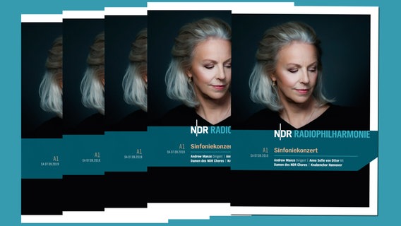 Programmheft-Cover zum Konzert am 7. September 2019 mit Andrew Manze und Anne Sofie von Otter. © NDR 