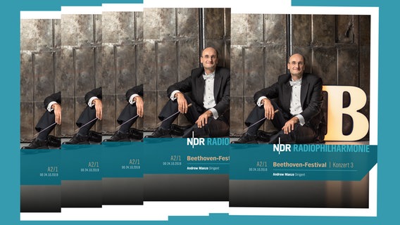 Programmheft-Cover zum Konzert am 24. Oktober 2019 mit Andrew Manze. © NDR 