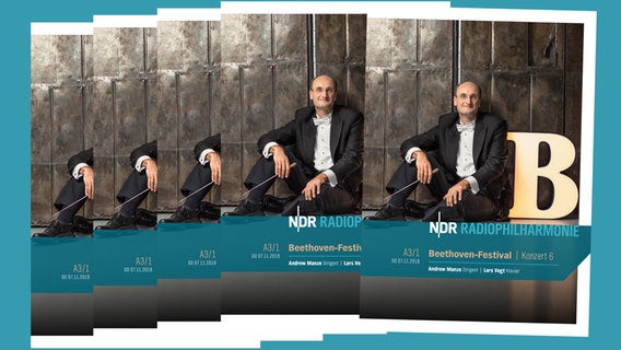 Programmheft-Cover zum Konzert am 7. November 2019 mit Andrew Manze und Lars Vogt. © NDR 